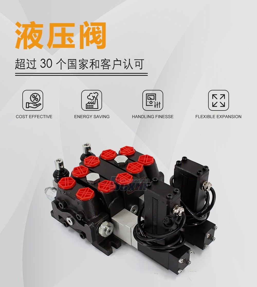 DCV100 电动马达 2 联 分块式方向阀